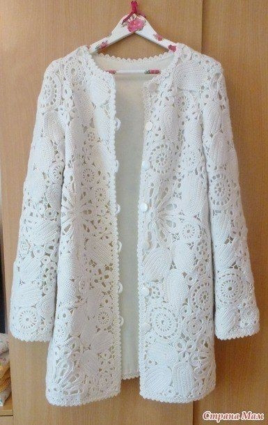 Пальтишко летнее, наборным кружевом Пальтишко летнее, наборным кружевом