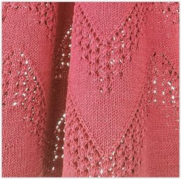 Нежная ажурная юбка с зигзагами спицами - идеально на весну и лето!