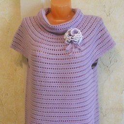 Симпатичная туника крючком