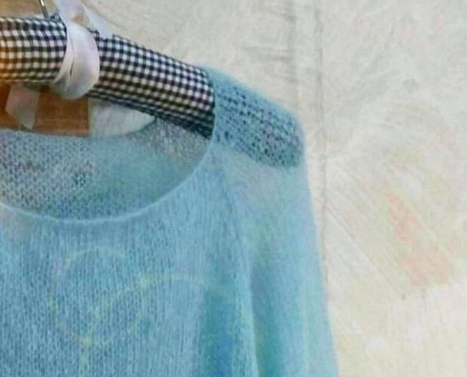 Паутинка спицами