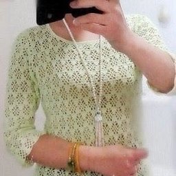 Вяжем ажурную кофту