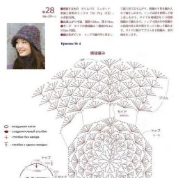 Очаровательная осенняя шапочка