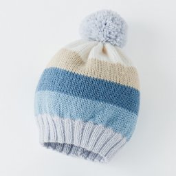 Детская шапочка в полоску