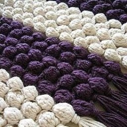 Шарфик с объемным узором