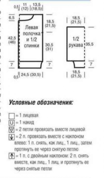 Жакет спицами описание