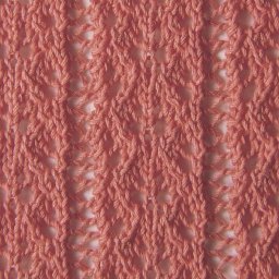 Узор «Ряды с листочками»