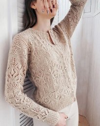 Жакет и джемпер одним узором