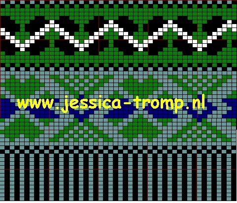 Жаккарды от Jessica Tromp - готовые цветные панели Жаккарды от Jessica Tromp - готовые цветные панели