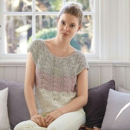 Вся в шелках: вяжем женственный шелковый топ