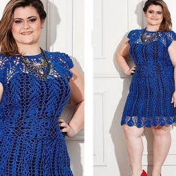 Красивое платье для женщин с красивыми формами