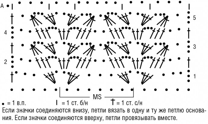 Цельновязаный джемпер в фиолетовых тонах