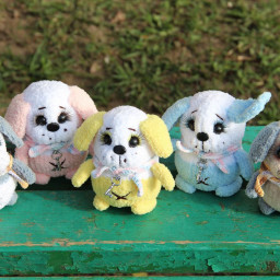 Вязаные собачки - символ грядущего года!