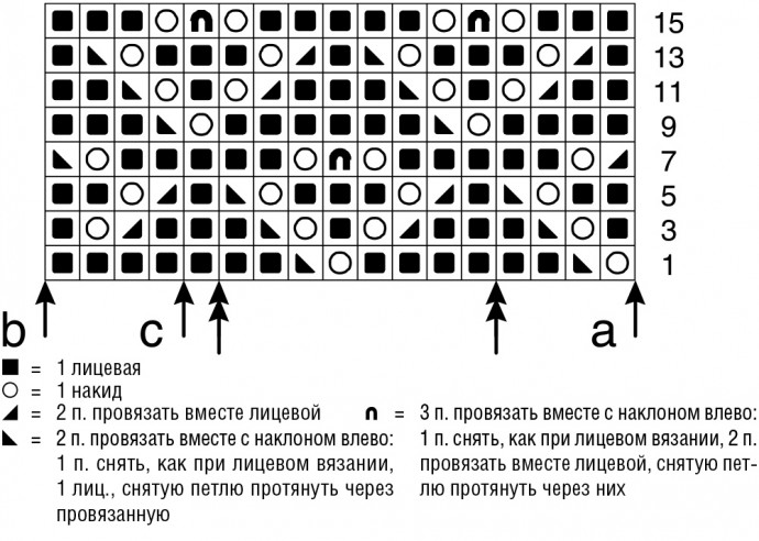 Ажурный жакет с тесьмой