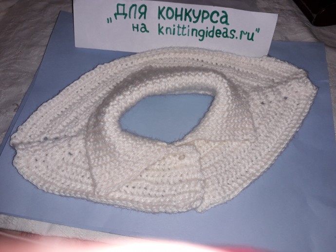 МК: Погон реглан крючком с имитацией втачного рукава МК: Погон реглан крючком с имитацией втачного рукава