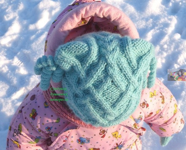 Зимняя шапочка для малыша
