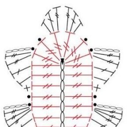 Вязаные цветы, схемы