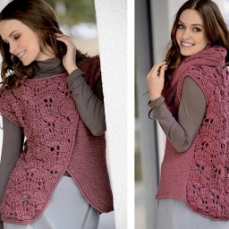 Жилет неординарного кроя