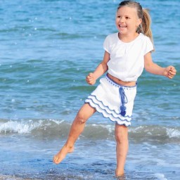 Юбка с воланами для девочки