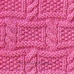 Рельефный узор с шахматным рисунком