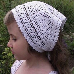 Нежная косынка для летних прогулок