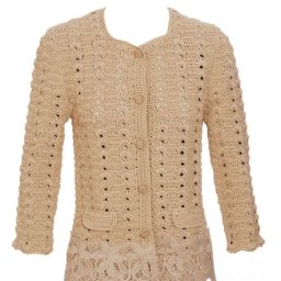 Стильный жакет крючком