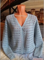 Узор для жакета крючком