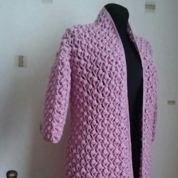 Двусторонний кардиган крючком