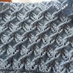 Красивый узор спицами