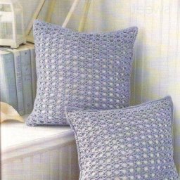 Милая ажурная наволочка, связанная крючком