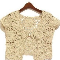 Нежное ажурное болеро из мотивов