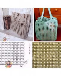 Схема для сумочки крючком