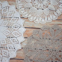 Ажурная салфетка крючком