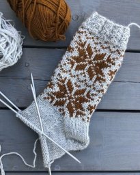 Носки с жаккардом