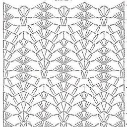 Простая схема для вязания крючком
