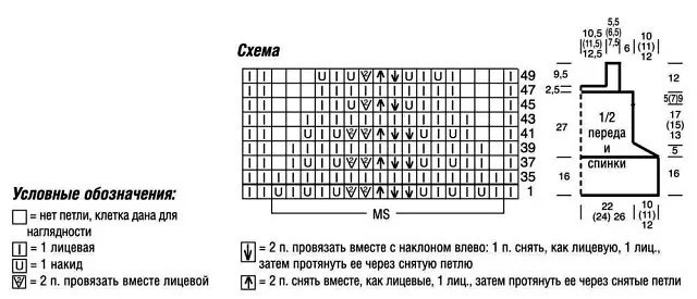 Ажурный топ А-силуэта Ажурный топ А-силуэта