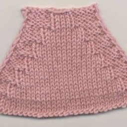 Учимся вязать регланную линию "Лесенка"