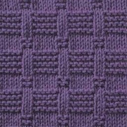 Узоры из лицевых и изнаночных петель, вяжем спицами