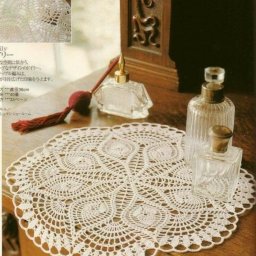 Ажурная салфетка, крючком