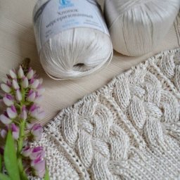 Коса спицами