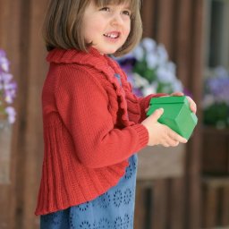 Милое болеро спицами