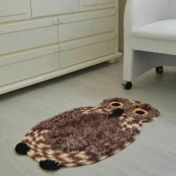 милый коврик в виде совы