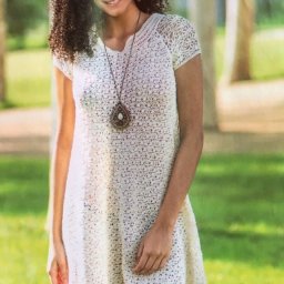 Нежное платьице крючком, обновляем гардероб к лету!