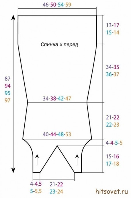 Вязание летнего платья кремового цвета