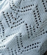 Ажурный узор спицами