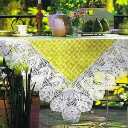 Цветочная кайма, вяжем крючком