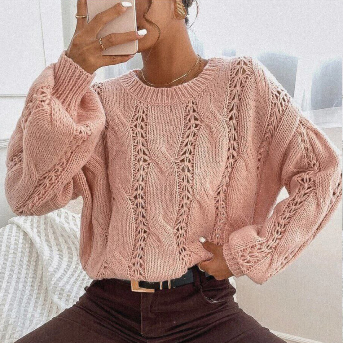 Ажурные дорожки в сочетании с косами