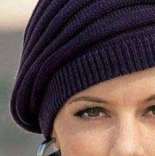 Берет из пряжи "Василиса" , вяжем спицами