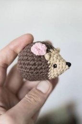 Маленький ёжик крючком