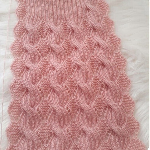 Подборка узоров спицами