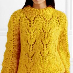 Ажурный свитер спицами